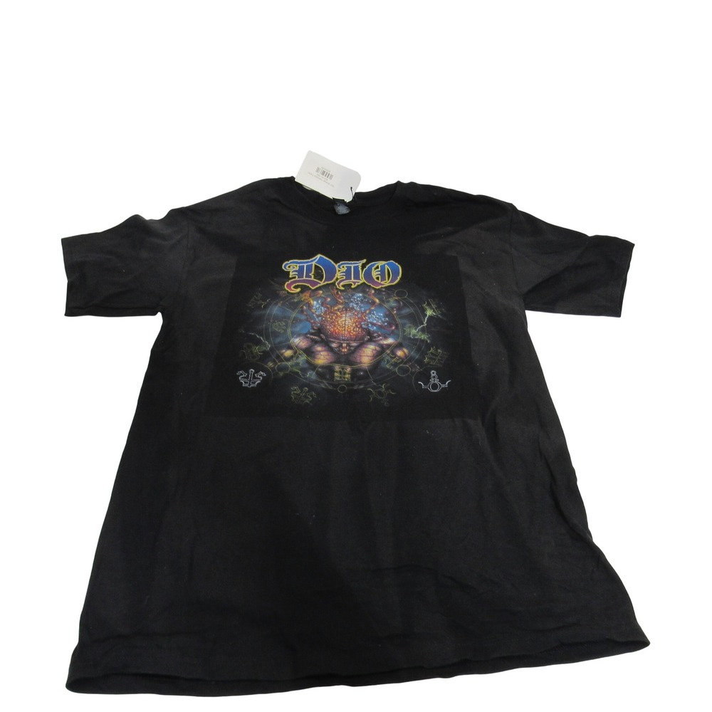 M&O Gold Dio Strange Highways Black Graphic Band T-Shirt Mens Medium NWT